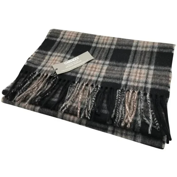 Neiman Marcus Accessories Neiman Marcus Cashmere Black Plaid